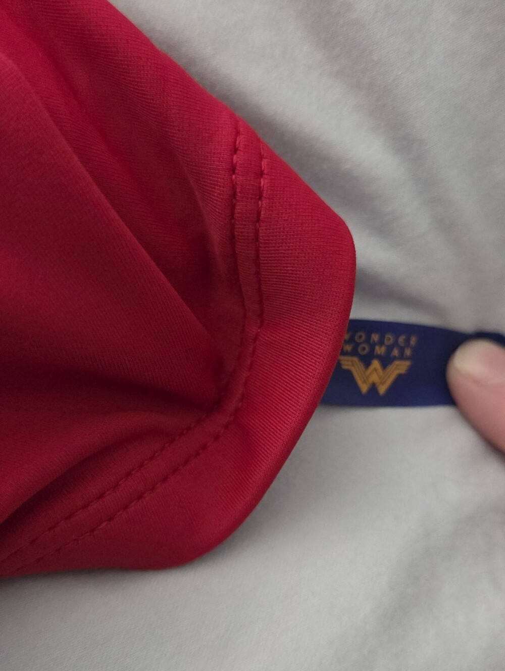 Wonder Woman (tm) Red and Gold Star Print One-Piece Swimsuit - Picture 10 of 11